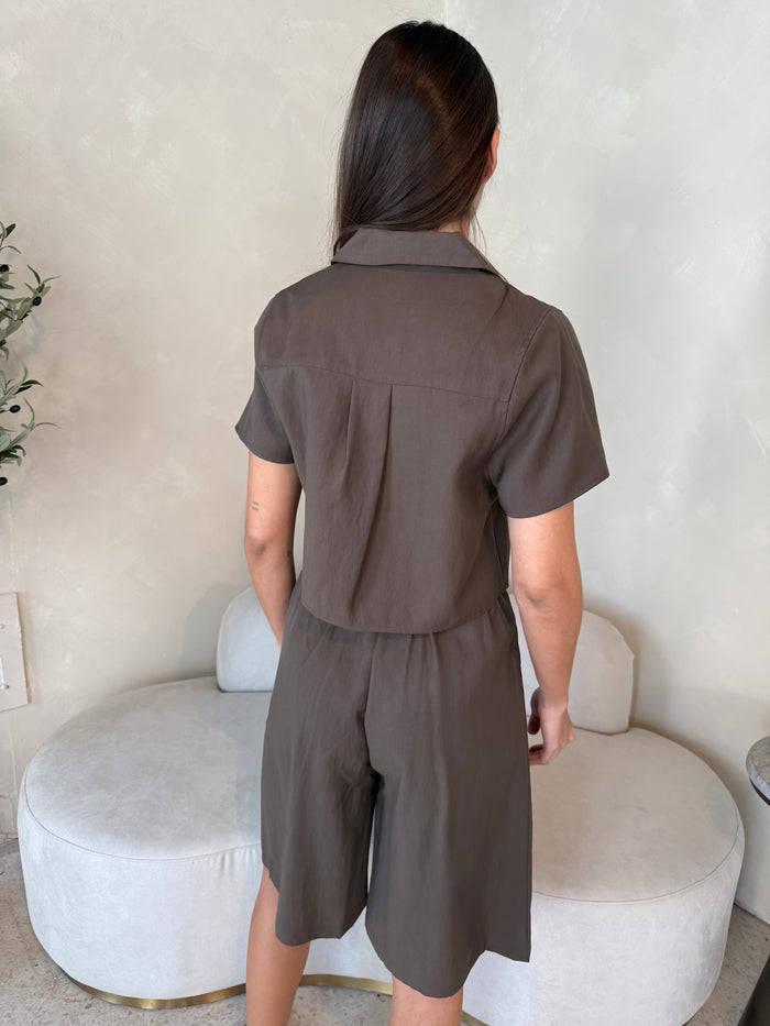 Choco Soft Knee Lenght Trousers