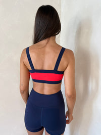 Navy Biker Shorts