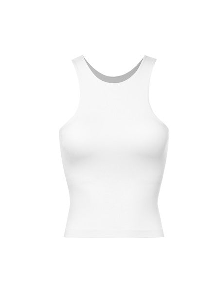 SLEEVELESS RACER TANK