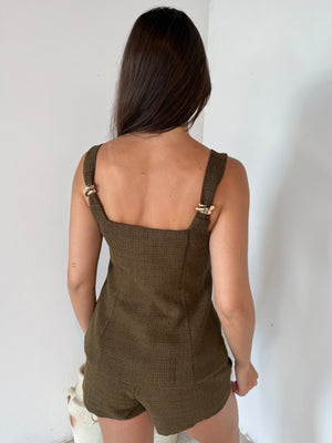 Tweed Top & Short Set