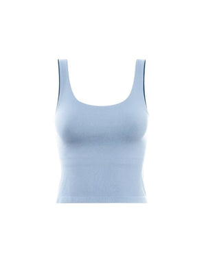Wide Scoop Crop Tank