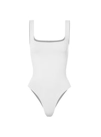 PLAIN SQUARE NECK TANK BODYSUIT