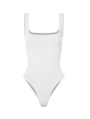 Plain Square Tank Bodysuit