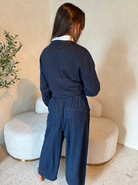Front Pocket Denim Pant