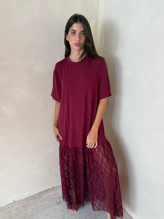 SS Lace Maxi Dress