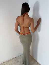 Crochet Drawstring Skirt