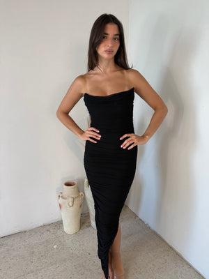 Black Mesh Dress