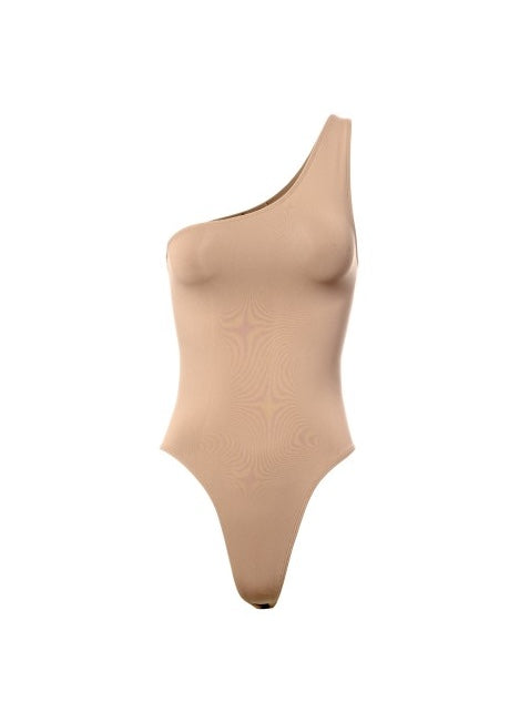 DOUBLE LAYER ONE SHOULDER BODYSUIT
