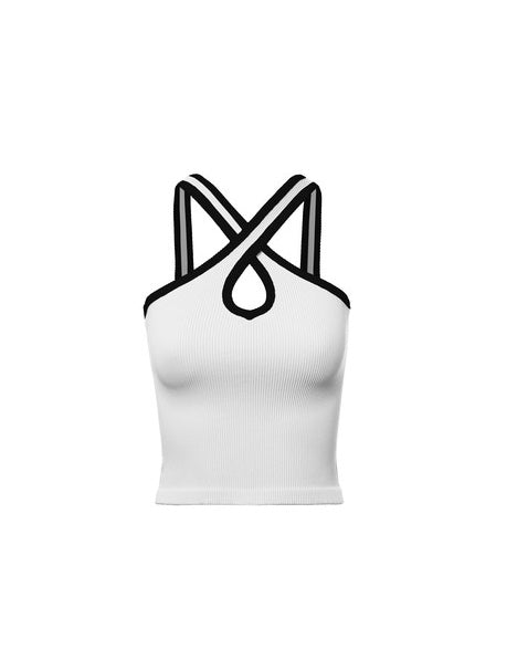 Two Tone Keyhole Tank