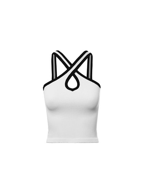 Two Tone Keyhole Tank