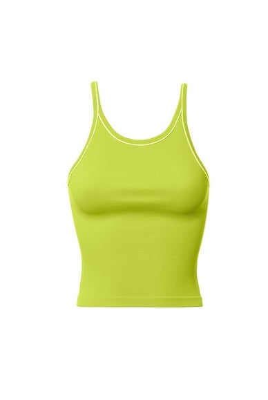 Contrast Ribbed Cami