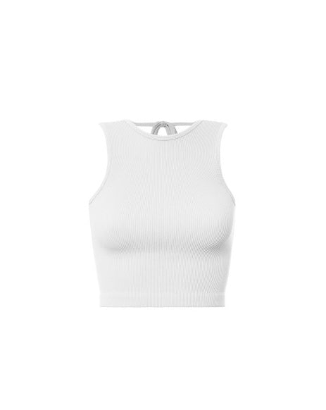 Open Back Cropped Tank