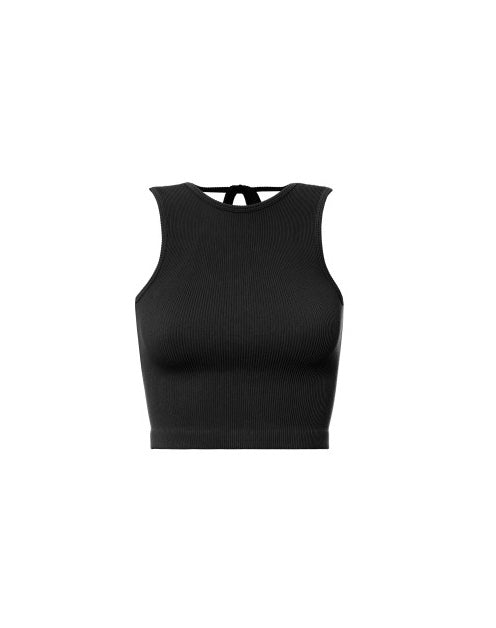 Sleeveless Open Back Top