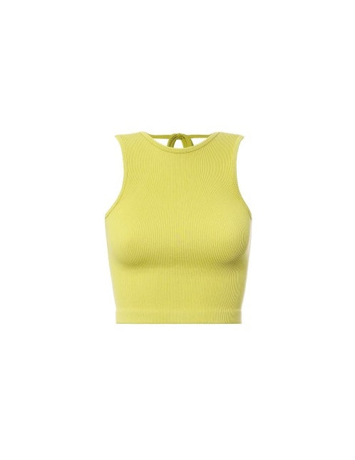 Sleeveless Open Back Top