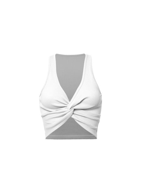 Twisted Front Crop Top