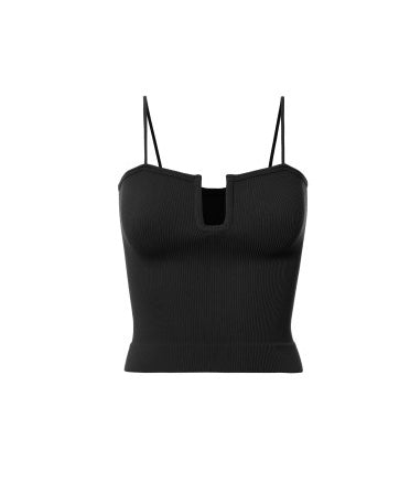 Wire Detail Strap Crop Top