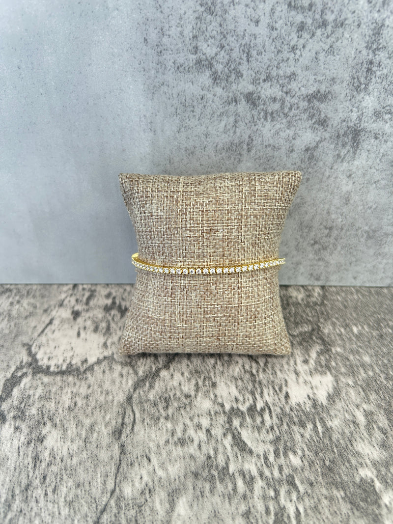 Thin Tennis Bracelet