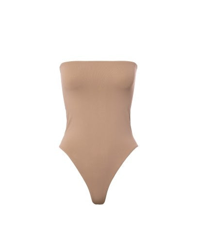DOUBLE LAYER TUBE PLAIN BODYSUIT