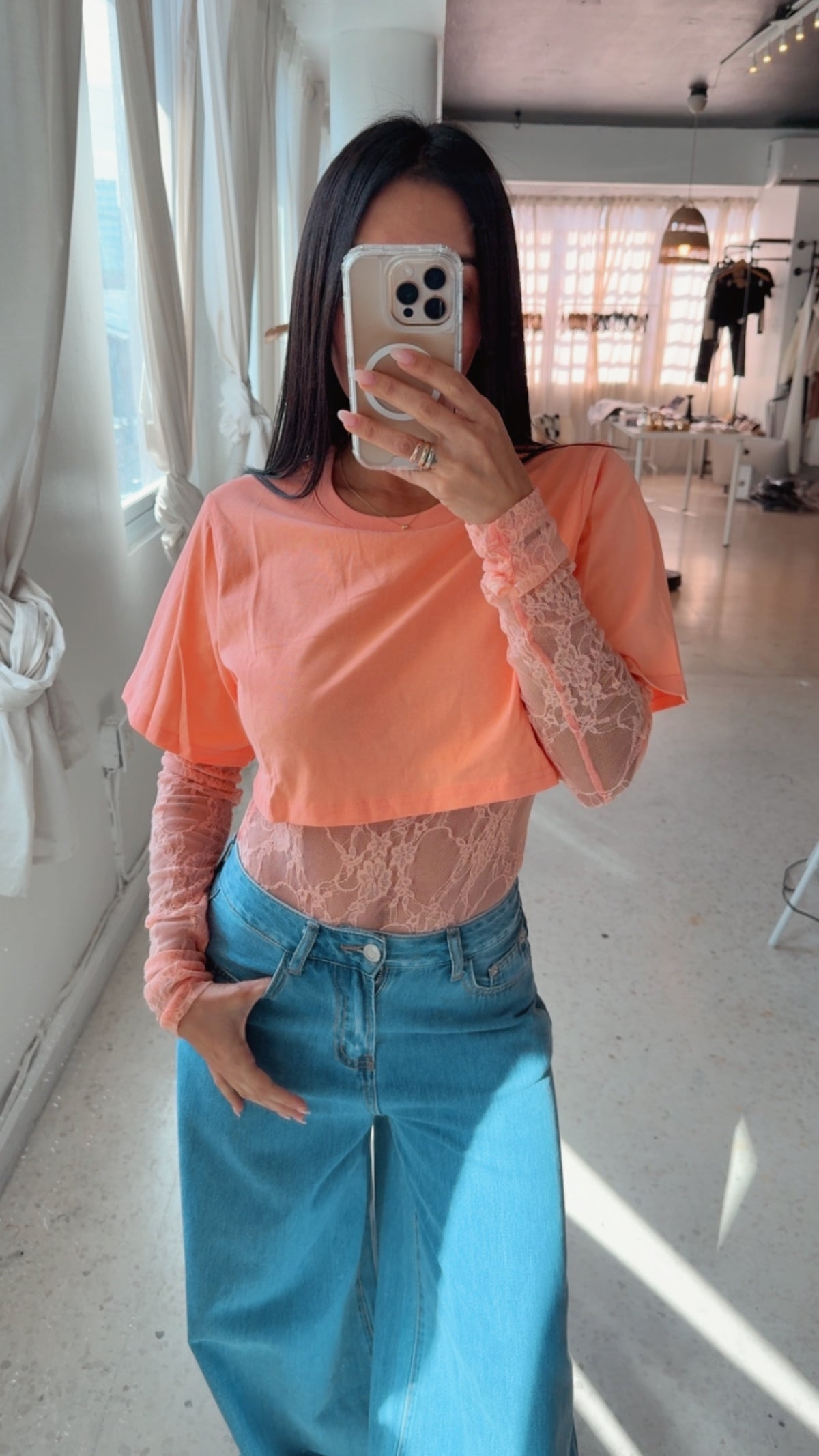 Lace LS Bodysuit
