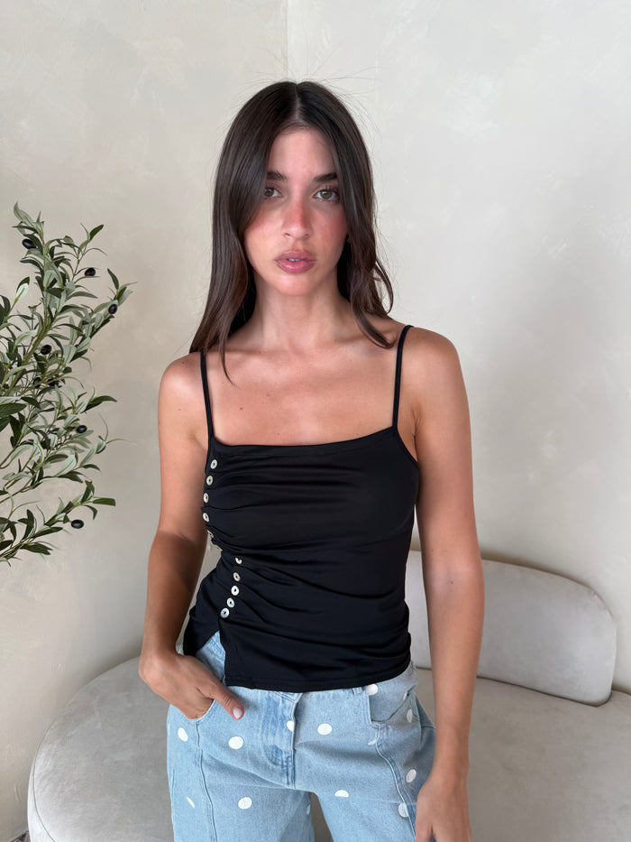 Button Asymmetrical Tank