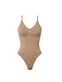 DOUBLE LAYER SHIRRING CAMI BODYSUIT