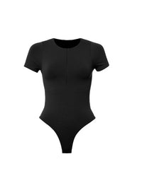 CREWNECK SHORTSLEEVE PLAIN BODYSUIT