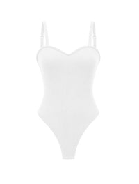 RIBBED STRAP BODYSUIT