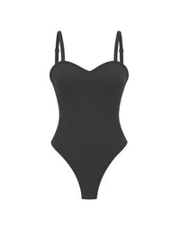 RIBBED STRAP BODYSUIT