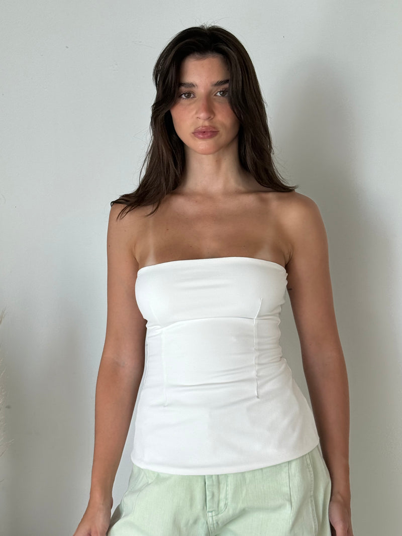 White Tube Top