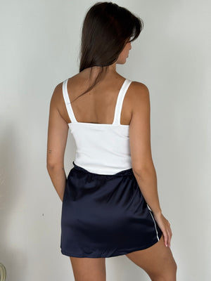 Piping Detail Skirt
