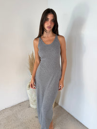 Fuzzy Solid Tank Dress