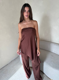 Choco Satin Set