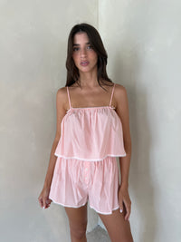 Peach Striped Set