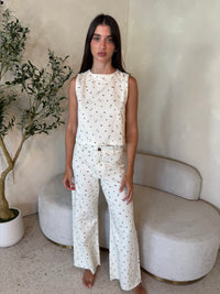 Floral Denim Set
