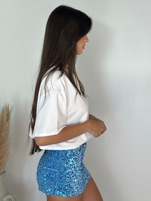 Sequins Mini Skirt