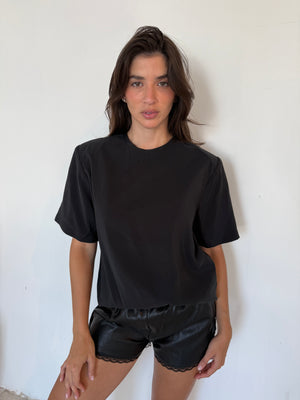 SS Top with Shoulder Pads