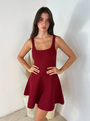 Eva Flare Knit Dress