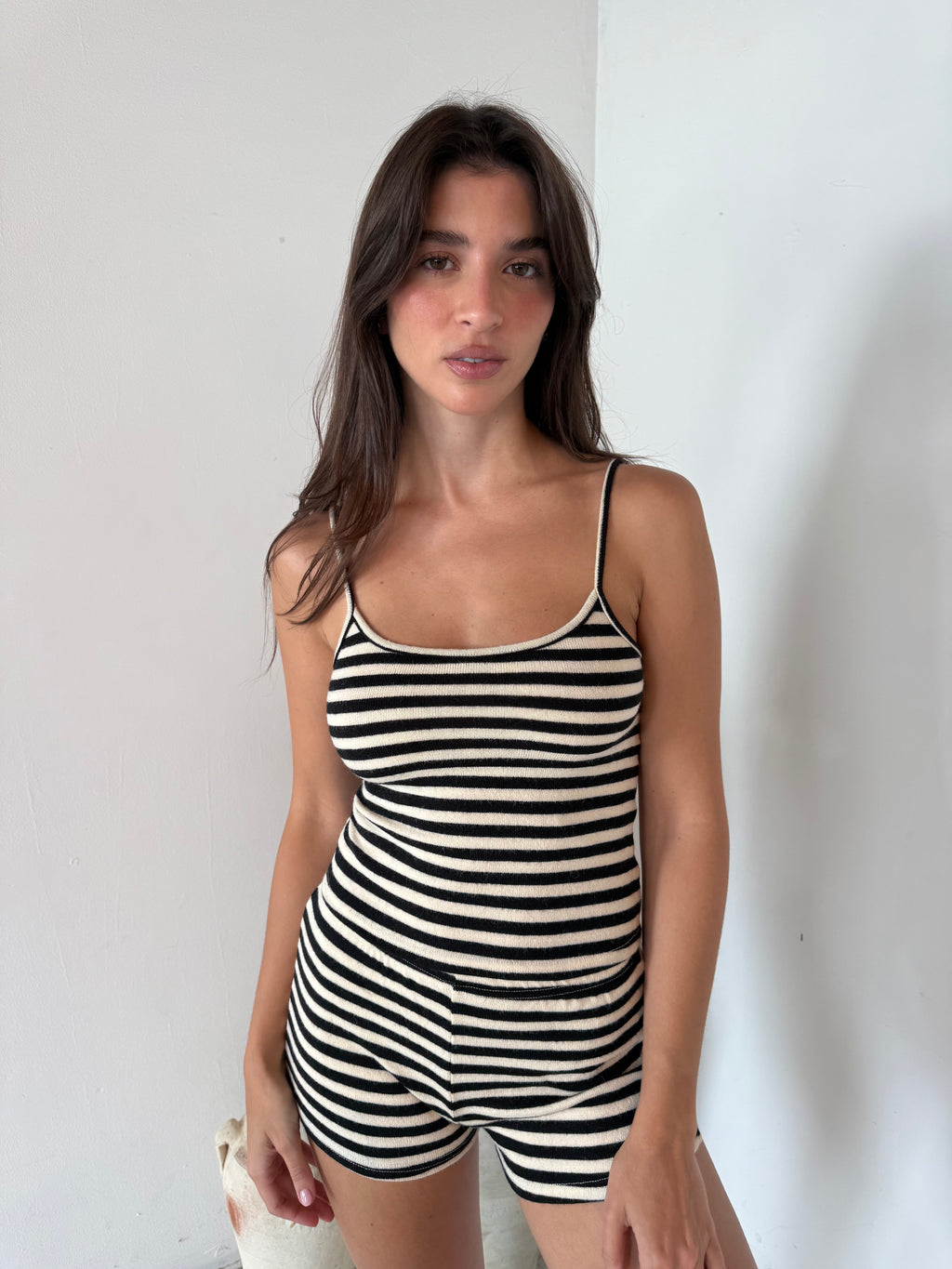 Cozy Stripe Tank Top & Short Set