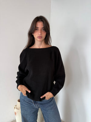 Black Sweater Top