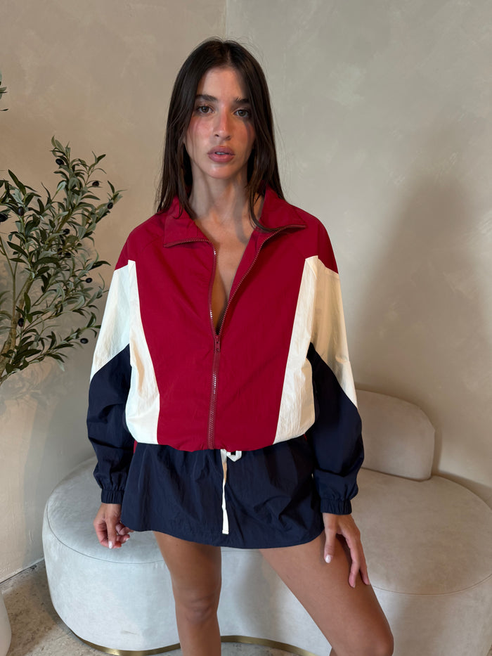 Tabbie Track Jacket & Skort Set