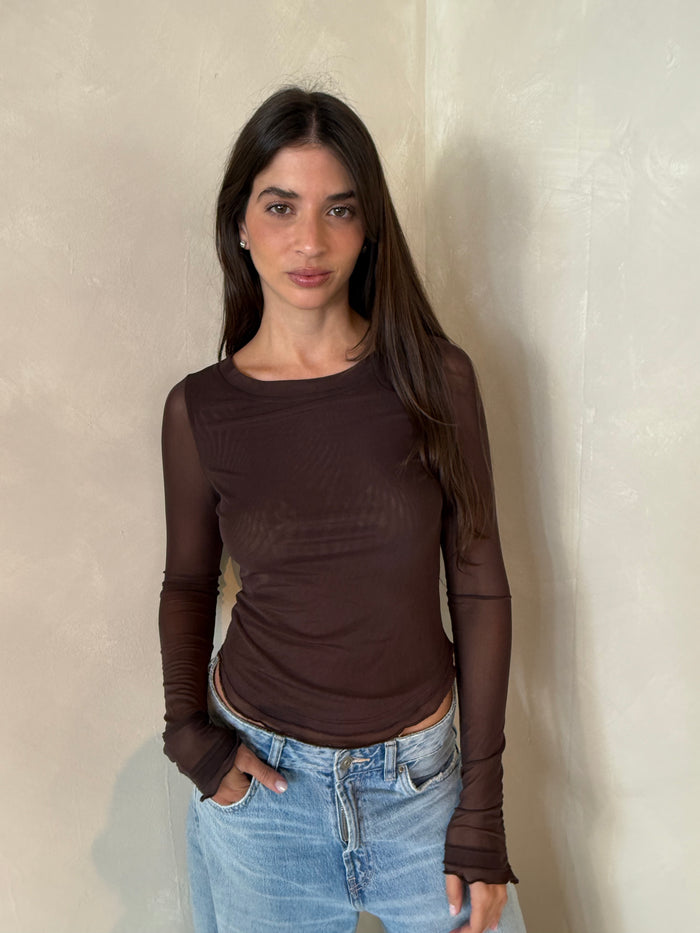Mesh LS Top