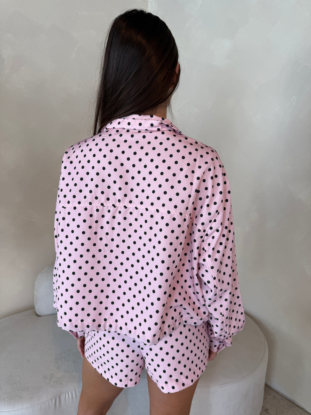 Polka Jacket & Short Set