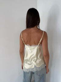 Satin Lace Tank Top