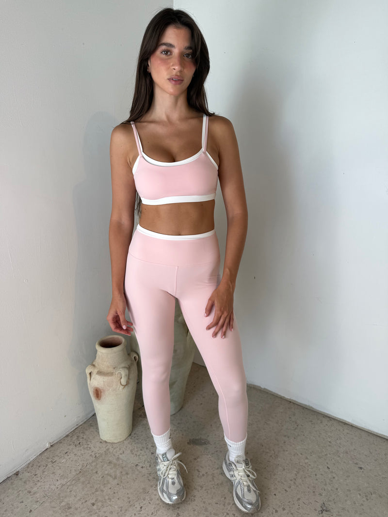Layered Bra Top & Legging Set