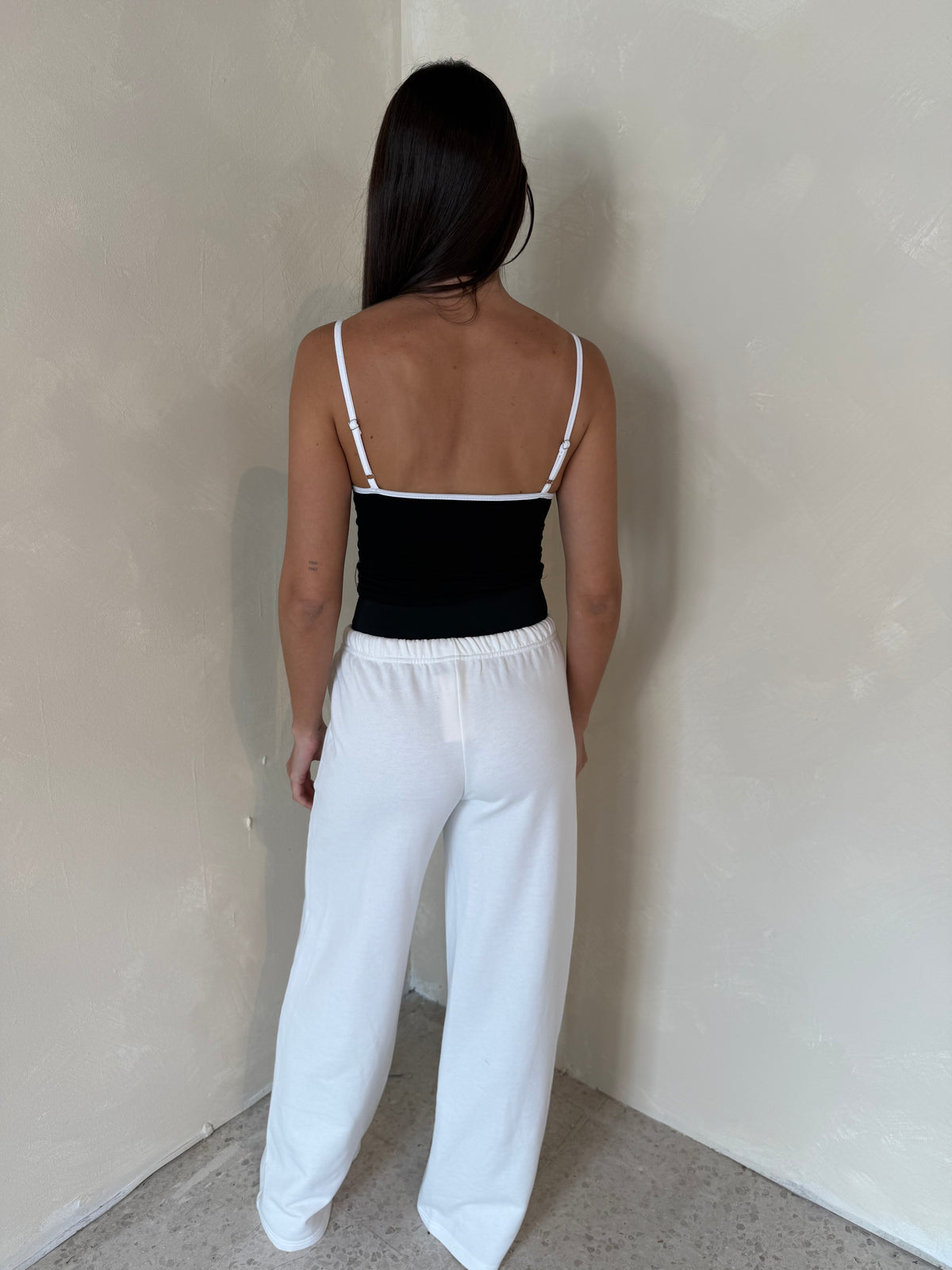 Waistband Wide Leg Sweatpants