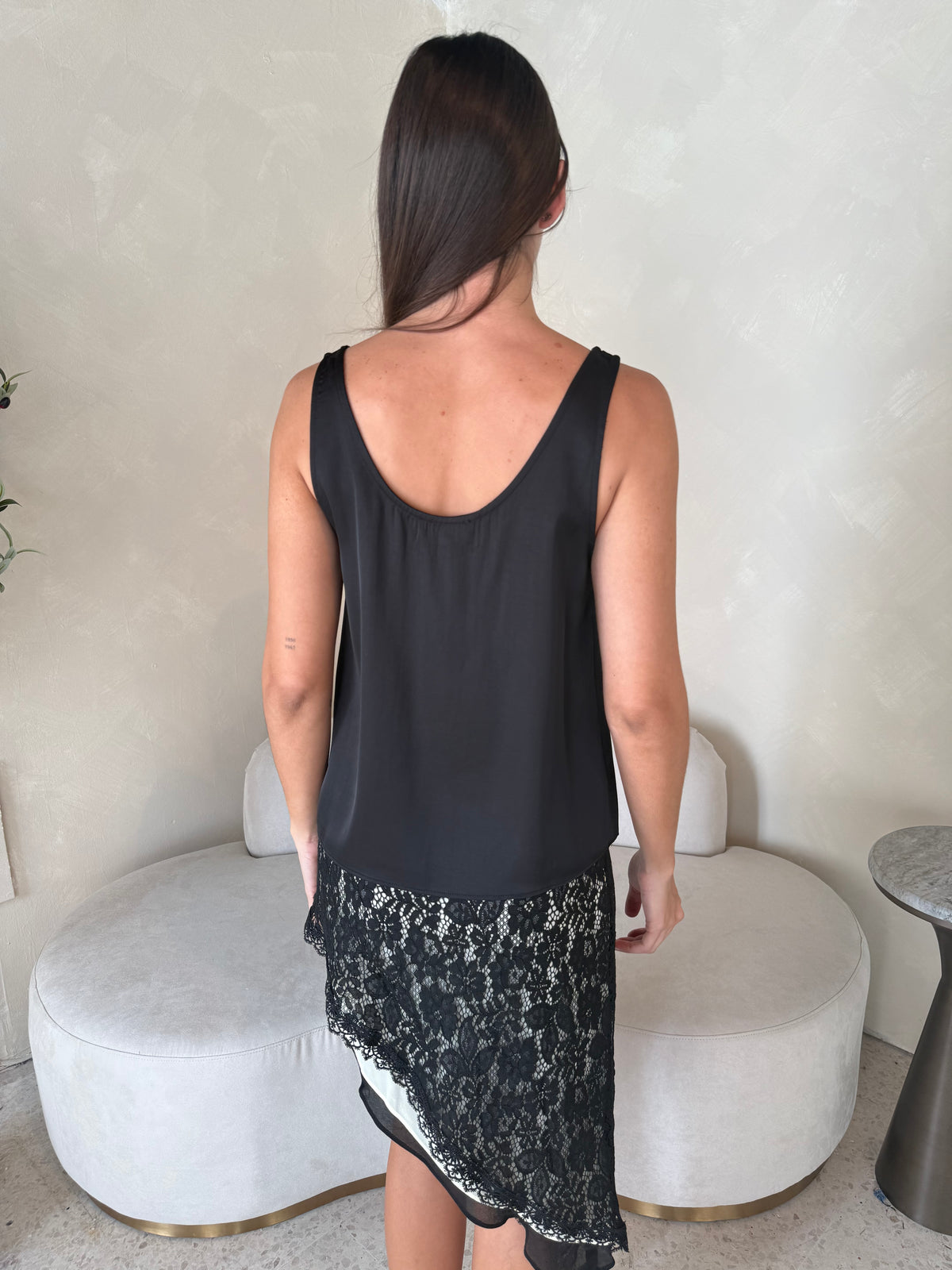 Black Lace Skirt