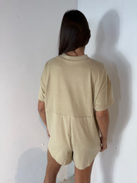 Taupe SS Romper