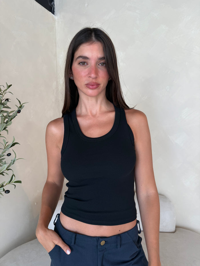 Ribbed Basic Top