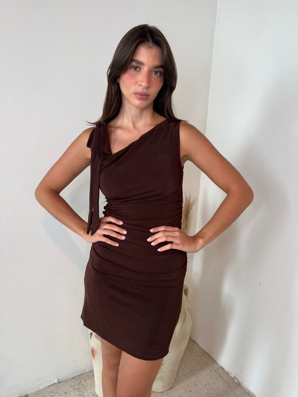 Tie Mini Dress