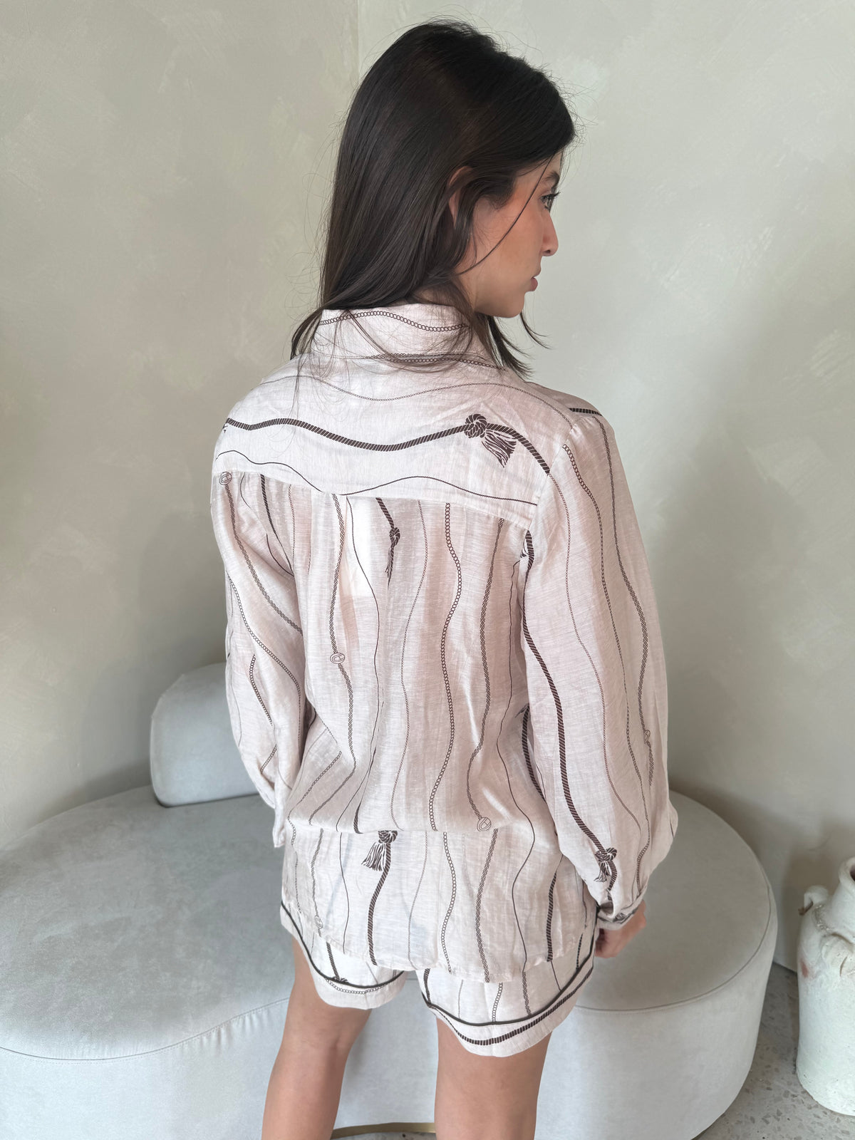Wavy Striped LS Set